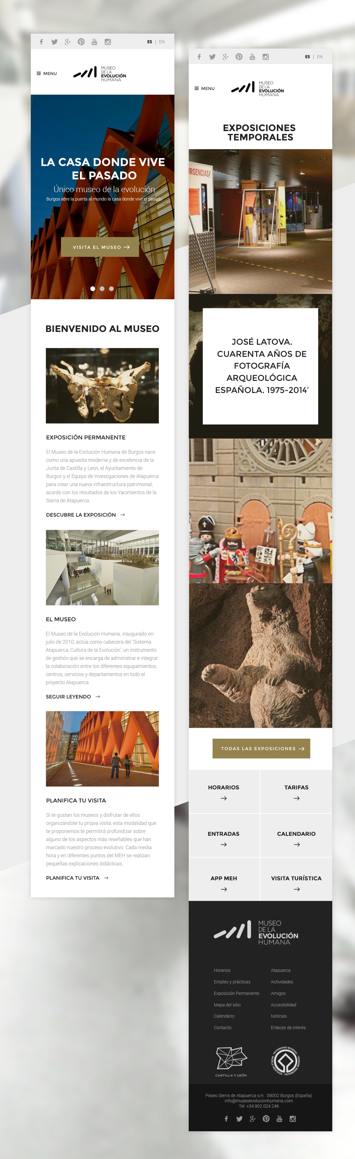 Propuesta de web responsive ofrecida al Museo de Arqueología Regional (MAR). 